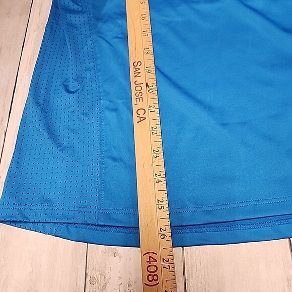 Stride by Dover Saddlery Sleeveless Top Performance Blue/Yellow Women's XS - Picture 6 of 9